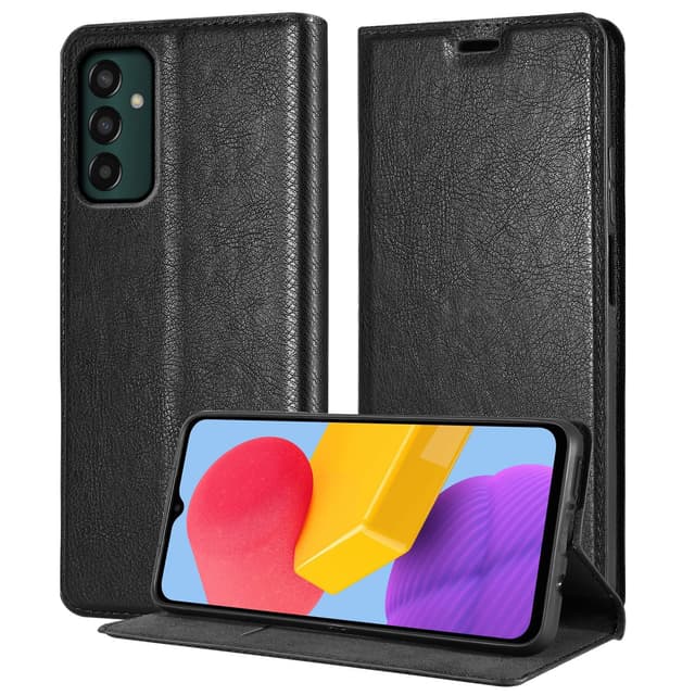 Samsung Galaxy M13 4G Suojakuori Lompakkokotelo (Musta)