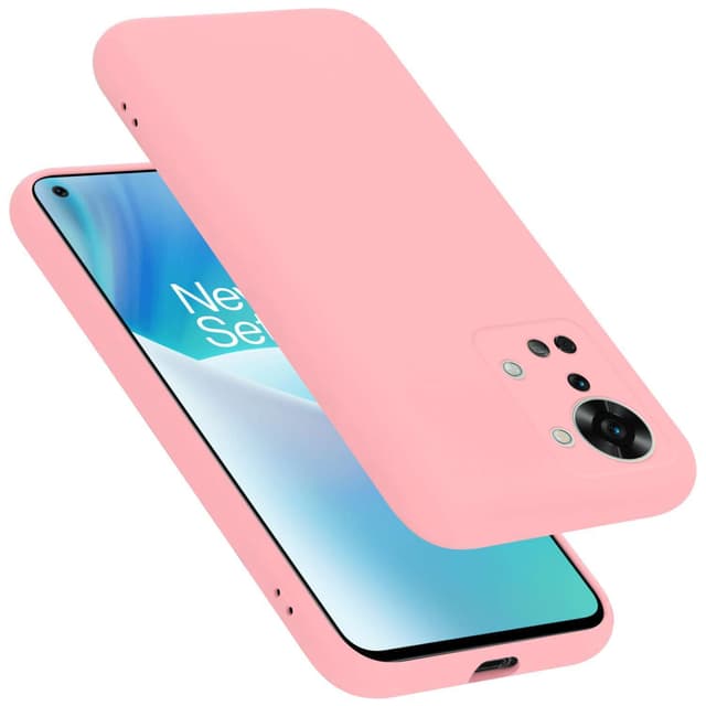 OnePlus Nord 2T Suojakuori Kotelo (Vaaleanpunainen)