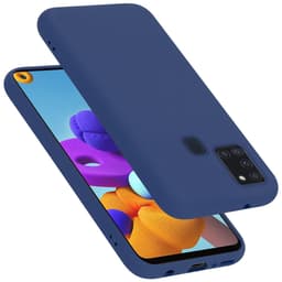 Samsung Galaxy A21s Suojakuori Kotelo (Sininen)