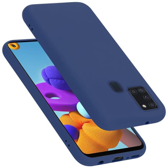 Samsung Galaxy A21s Suojakuori Kotelo (Sininen)