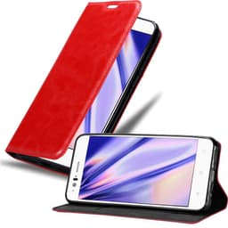 BQ Aquaris M5 lommebokdeksel case (rød)