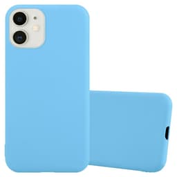 Deksel iPhone 12 MINI Silikon cover (blå)