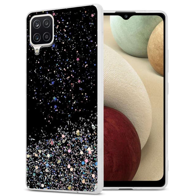 Samsung Galaxy A12 / M12 Skal Fodral Case (Svart)