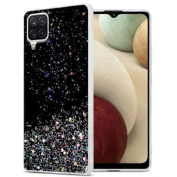 Samsung Galaxy A12 / M12 Suojakuori Kotelo (Musta)