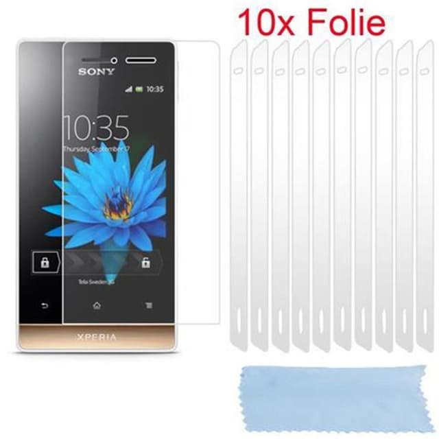 Sony Xperia MIRO Skyddsfilm 10x Skärmskyddsfilmer