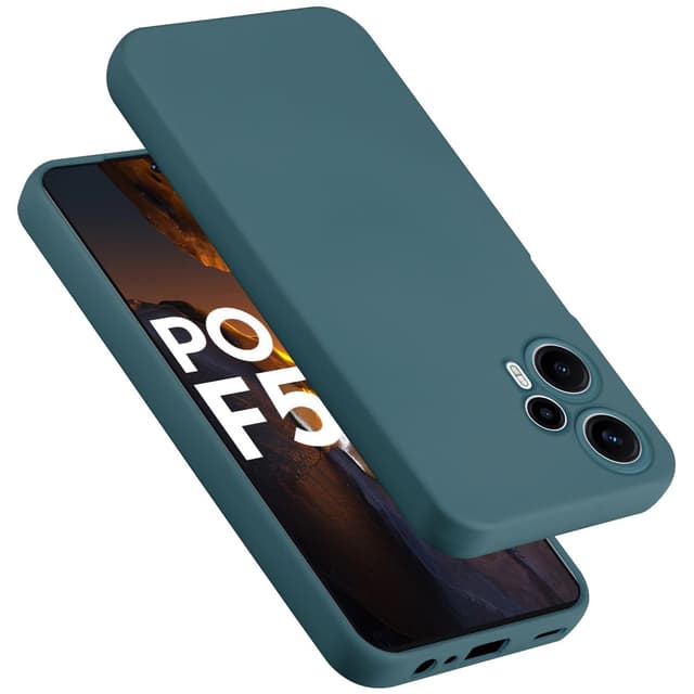 Xiaomi Poco F5 Skal Fodral Case (Grön)