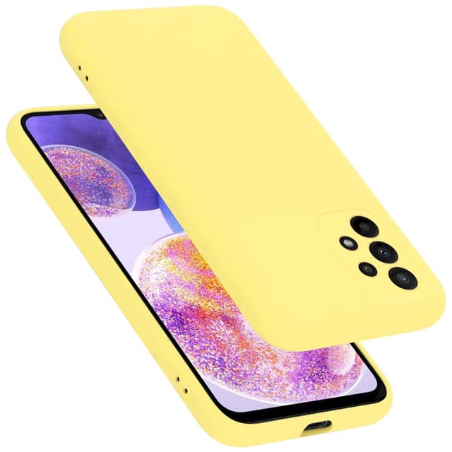 Samsung Galaxy A23 4G silikondeksel case (gul)