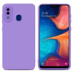 Samsung Galaxy A20 / A30 / M10s Cover Etui Case (Lilla)