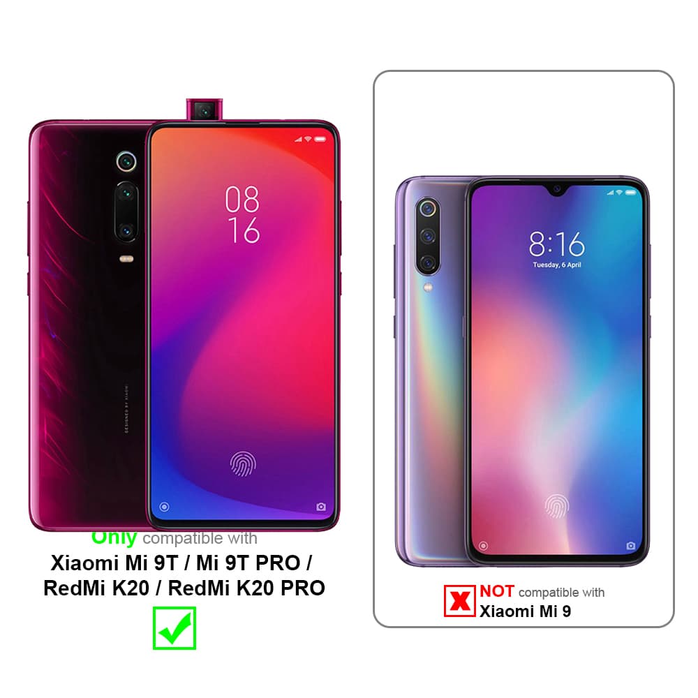 SRJTEK Schermo LCD TFT Per Xiaomi Mi 9T / Mi 9T Pro / Redmi K20 / Redmi K20 Pro | Kit Display + Touch Digitizer | Senza Cornice (Nero, Senza Impronta)