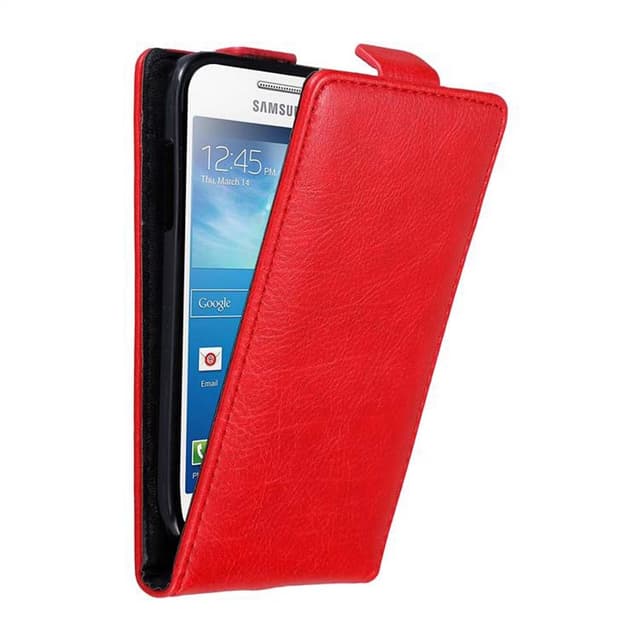 Samsung Galaxy S4 MINI Pungetui Flip Cover (Rød)