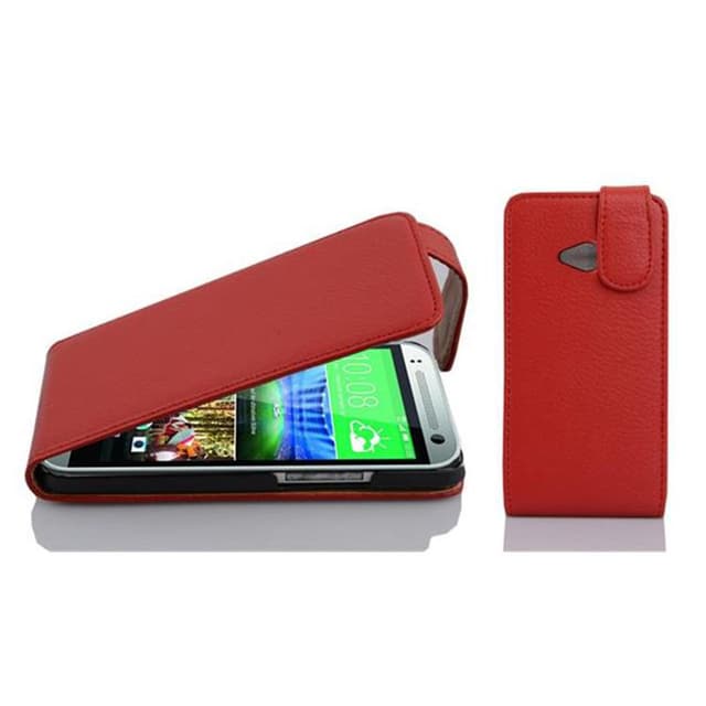 HTC ONE M8 MINI Deksel Cover Etui (rød)