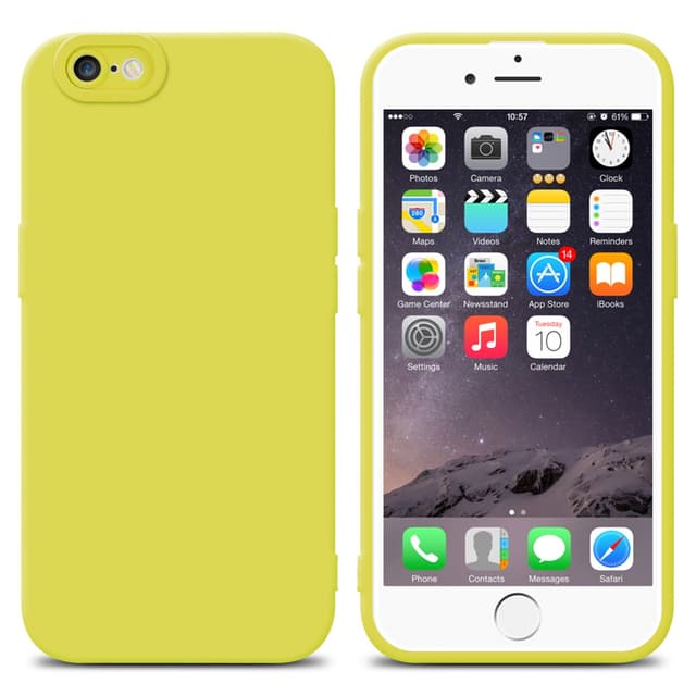 iPhone 6 / 6S Skal Fodral Case (Gul)