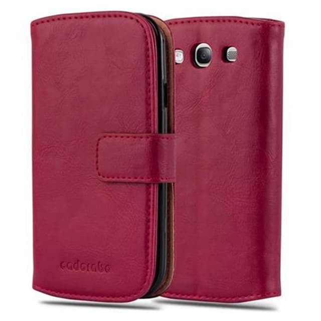 Samsung Galaxy S3 / S3 NEO Plånboksfodral Skal (Röd)