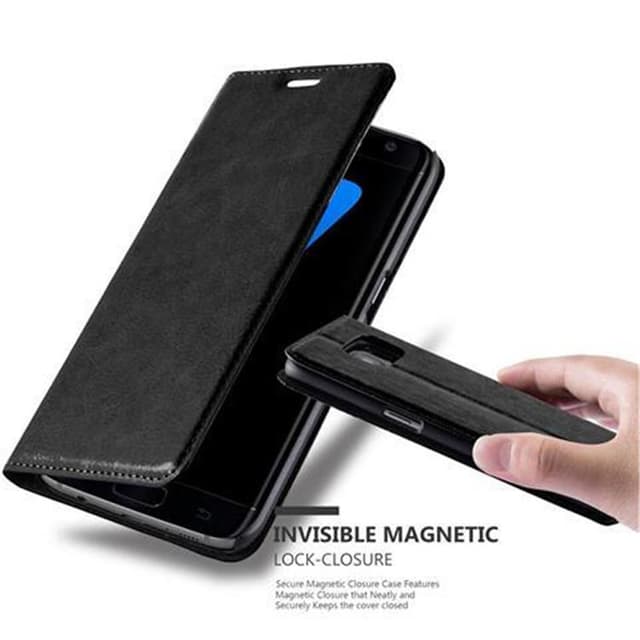 Samsung Galaxy S7 EDGE Cover Etui Case (Sort)