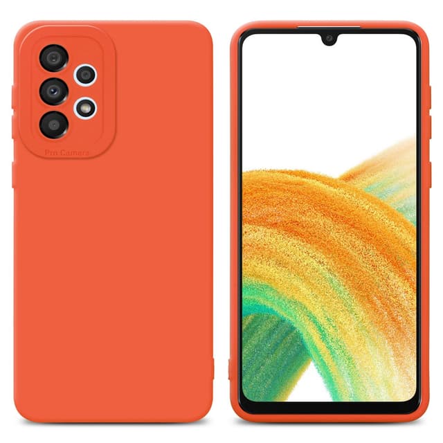 Samsung Galaxy A32 4G Suojakuori Kotelo (Oranssi)