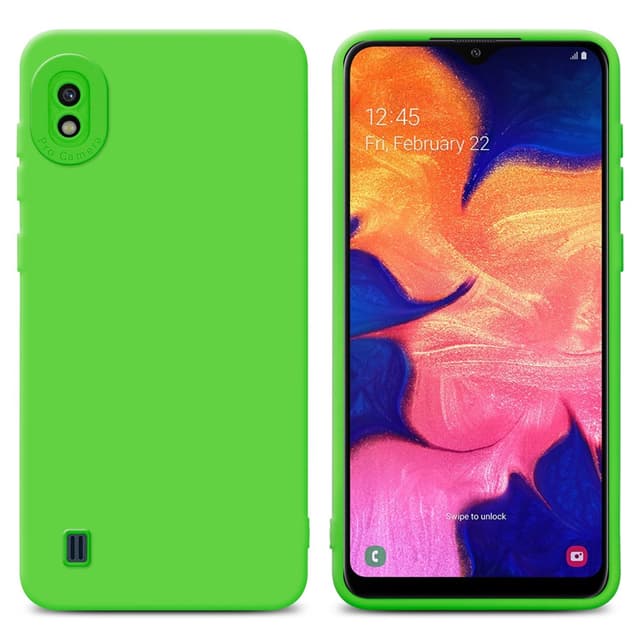 Samsung Galaxy A10 Skal Fodral Case (Grön)