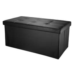 Klapbænk 78x38x38 cm Taburet Siddekube (sort)