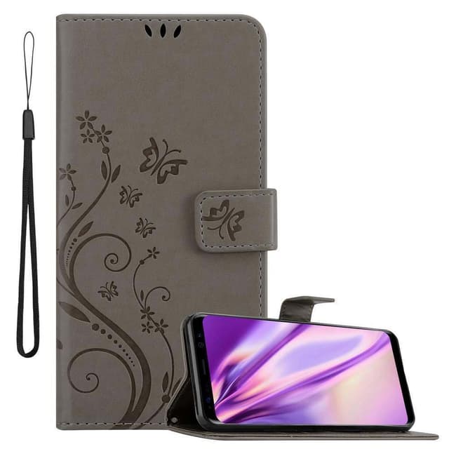Samsung Galaxy S8 Pungetui Cover Case (Grå)