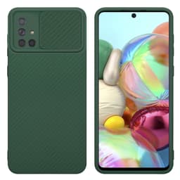Samsung Galaxy A71 4G Cover Etui Case (Grøn)