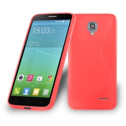 Alcatel OneTouch POP S3 silikondeksel case (rød)