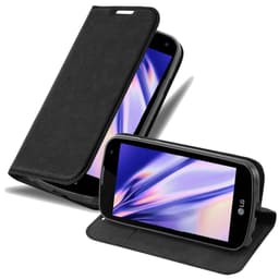 LG K3 2016 lommebokdeksel case (svart)