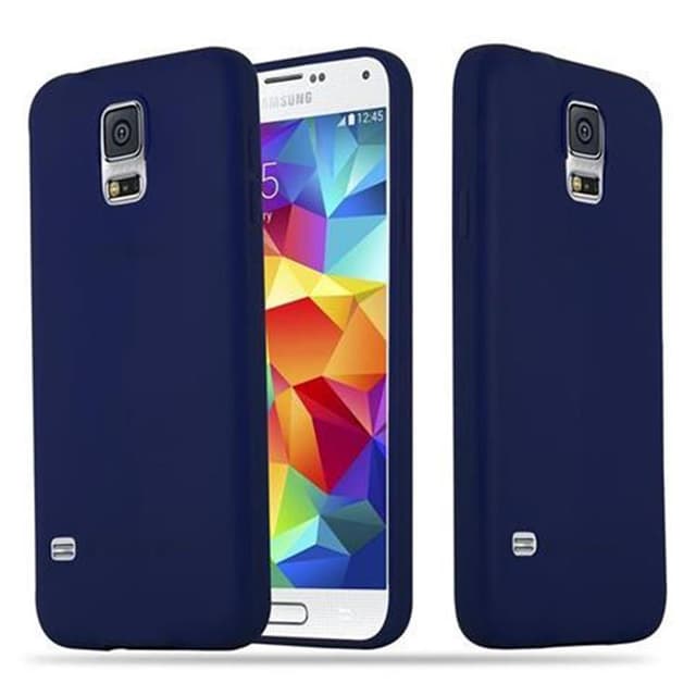 Skal Samsung Galaxy S5 / S5 NEO Fodral Case (Blå)