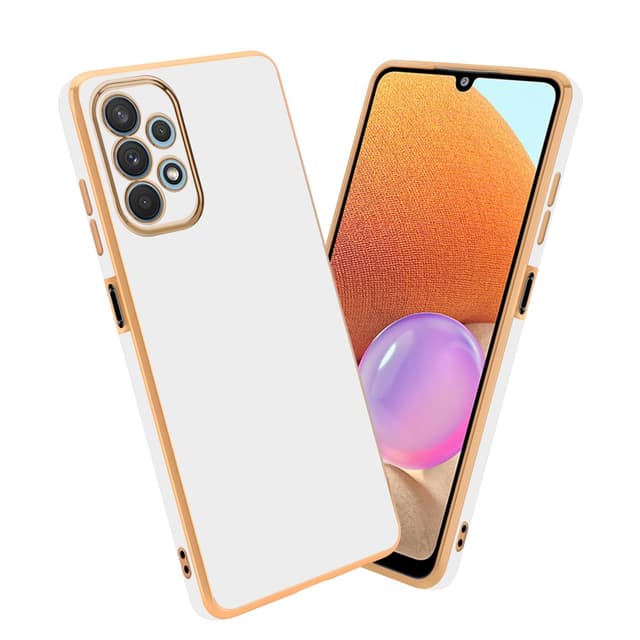 Samsung Galaxy A32 4G Suojakuori Cover (Valkoinen)