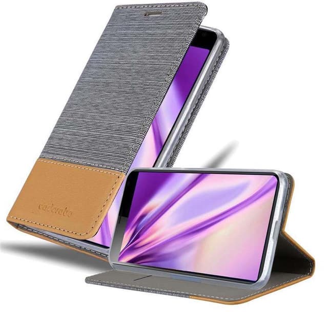 CADORABO Custodia in design floreale con chiusura magnetica, funzione stand e slot per carte CUSTODIA A LIBRO per Xperia 10 III, Turchese