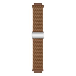 Flettet magnetisk urrem Garmin VivoActive 4S - Brown