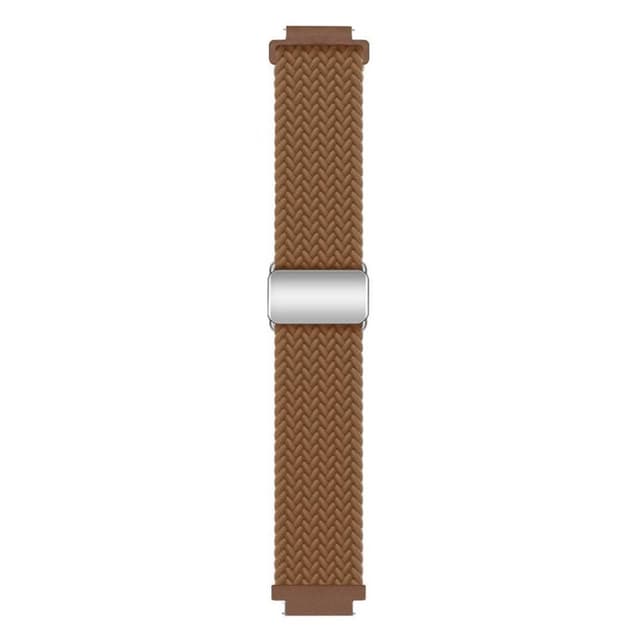 Flettet magnetisk urrem Garmin VivoActive 4S - Brown