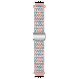 BK Flettet magnetisk urrem Samsung Galaxy Fit 3 - Blue Pink