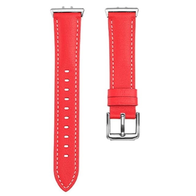 Läder klockarmband Samsung Galaxy Fit 3 - Crimson