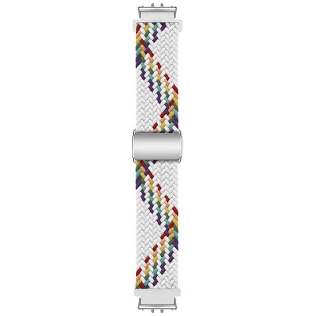 Flettet magnetisk urrem Samsung Galaxy Fit 3 - White Rainbow