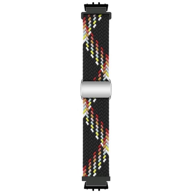 BK Flettet magnetisk urrem Samsung Galaxy Fit 3 - Black Rainbow