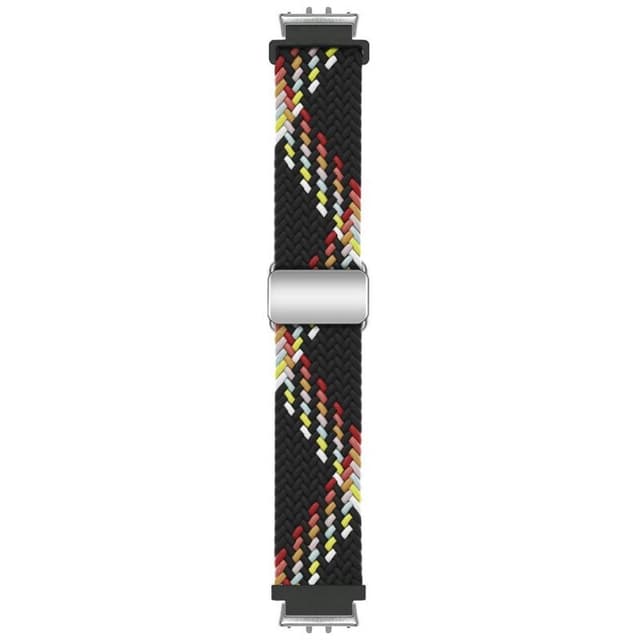 Punottu magneettinen ranneke Samsung Galaxy Fit 3 - Black Rainbow