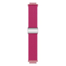 Flettet magnetisk urrem Garmin VivoActive 4S - Raspberry