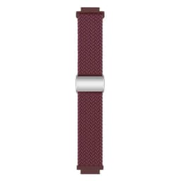 Flettet magnetisk urrem Garmin VivoActive 4S - Winered