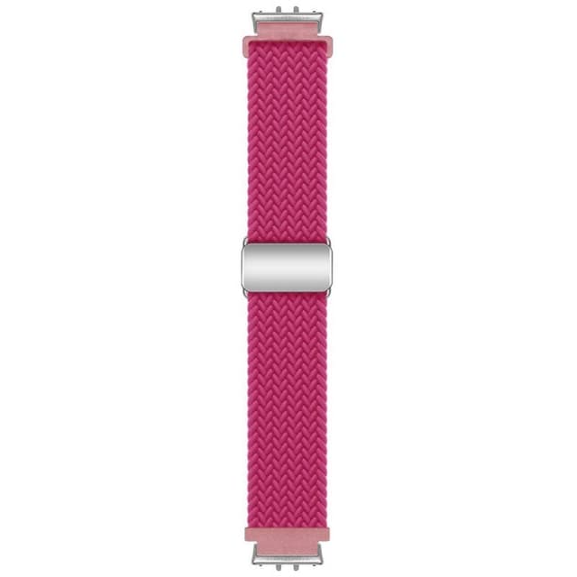 Flätat magnetiskt klockarmband Samsung Galaxy Fit 3 - Raspberry