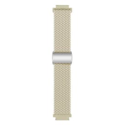 Flettet magnetisk urrem Garmin VivoActive 4S - Starlight