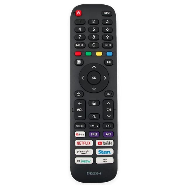 TV fjärrkontroll Ersättning för EN2Q30H För Hisense TV