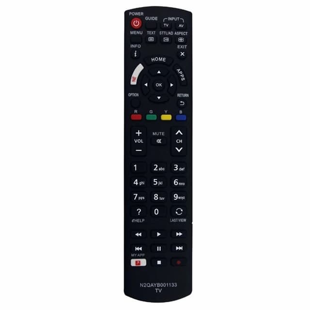 TV-fjernkontroll erstatning for N2QAYB0001133 for Panasonic TV