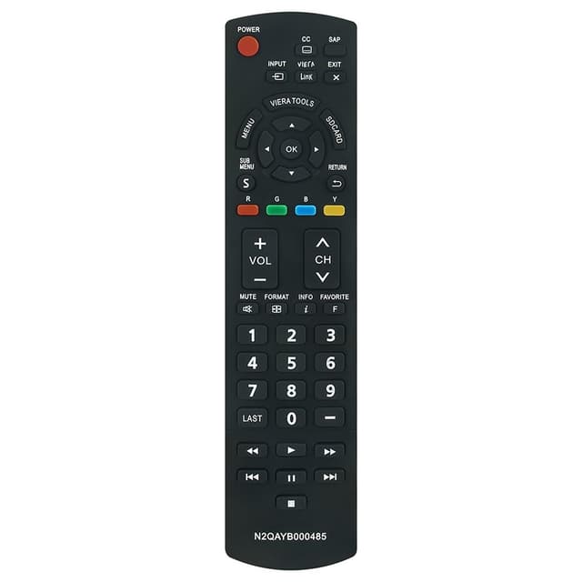 TV-fjernkontroll erstatning for N2QAYB000485 for Panasonic TV