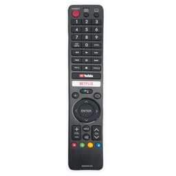 TV-fjernkontroll erstatning for GB326WJSA for Sharp TV