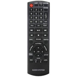 TV-fjernkontroll erstatning for N2QAYB000641 for Panasonic TV med brukervennlig knapp
