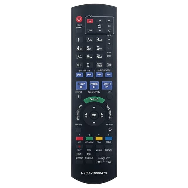 Fjernkontroll Erstatning for N2QAYB000479 for Panasonic DVD