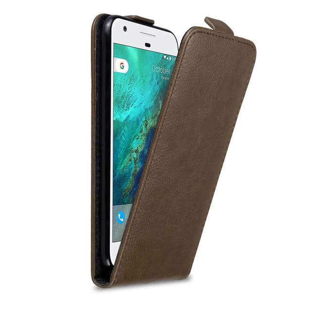 Google PIXEL Suojakuori Lompakkokotelo (Ruskea)
