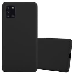 Samsung Galaxy A31 Suojakuori Kotelo Case Cover (Musta)