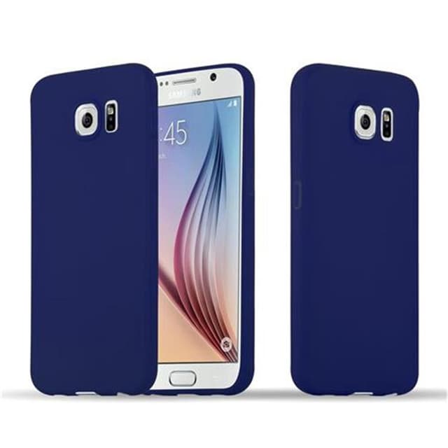 Cover Samsung Galaxy S6 Etui Case (Blå)