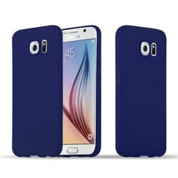 Deksel Samsung Galaxy S6 Silikon cover (blå)