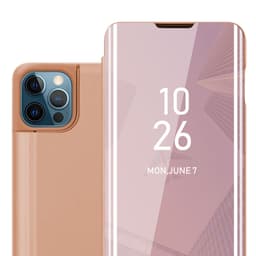 iPhone 12 PRO MAX lommebokdeksel etui (rosa)